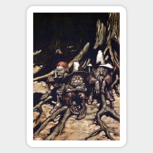 Ghosts of the Hudson Crew - Arthur Rackham Sticker